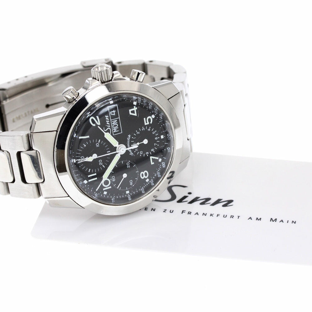 Sinn 103.B.AUTO.POL.TY Chronograph Day-Date Automatic Men's Watch with Warranty Card