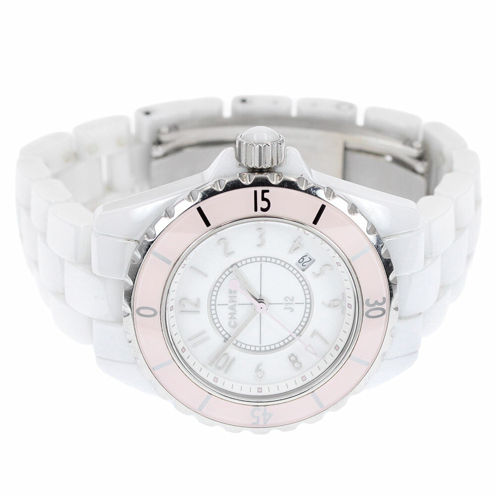 CHANEL H4467 J12 Soft Pink White Ceramic Limited Edition of 1200 Pieces Worldwide Quartz Women's Watch with Warranty Card