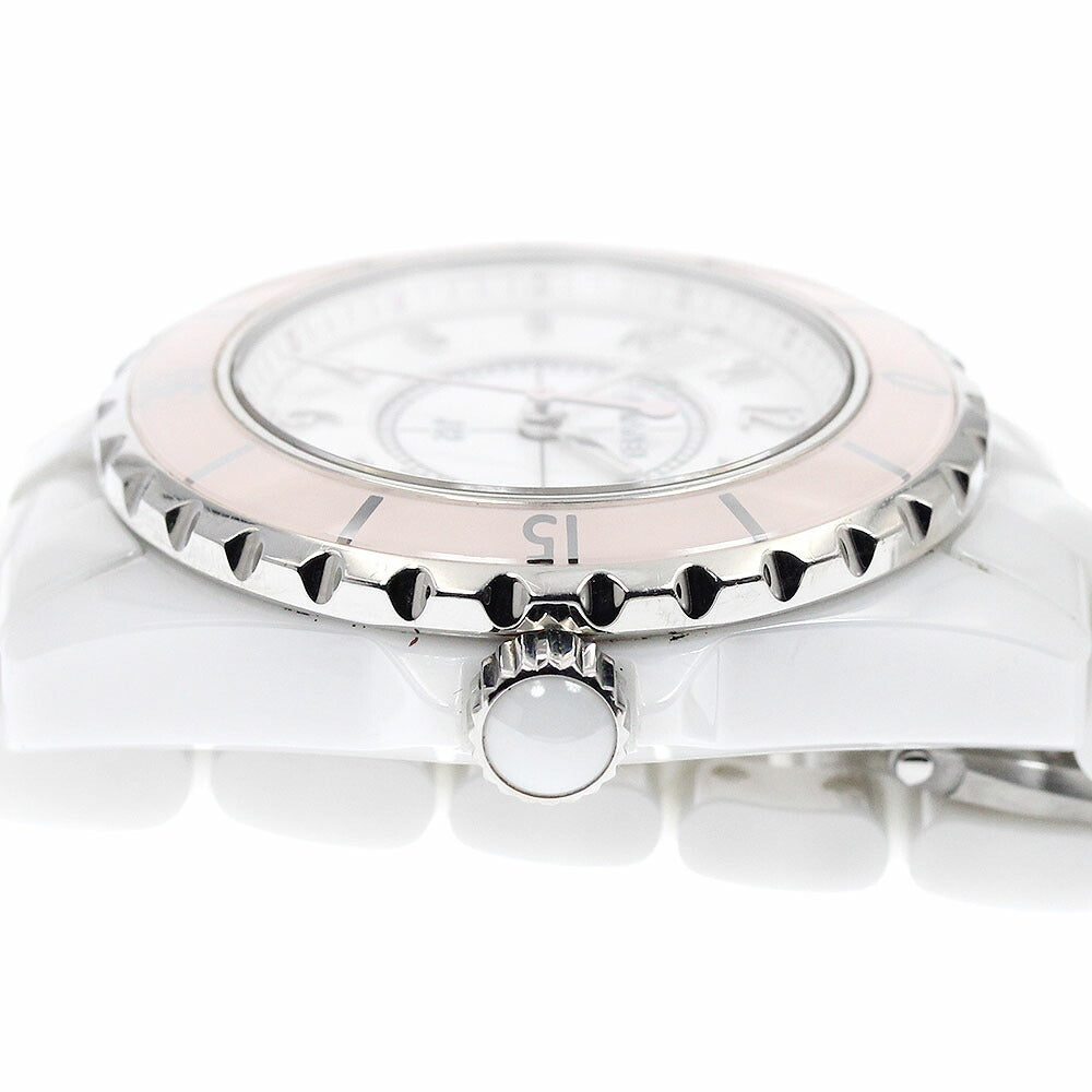 CHANEL H4467 J12 Soft Pink White Ceramic Limited Edition of 1200 Pieces Worldwide Quartz Women's Watch with Warranty Card