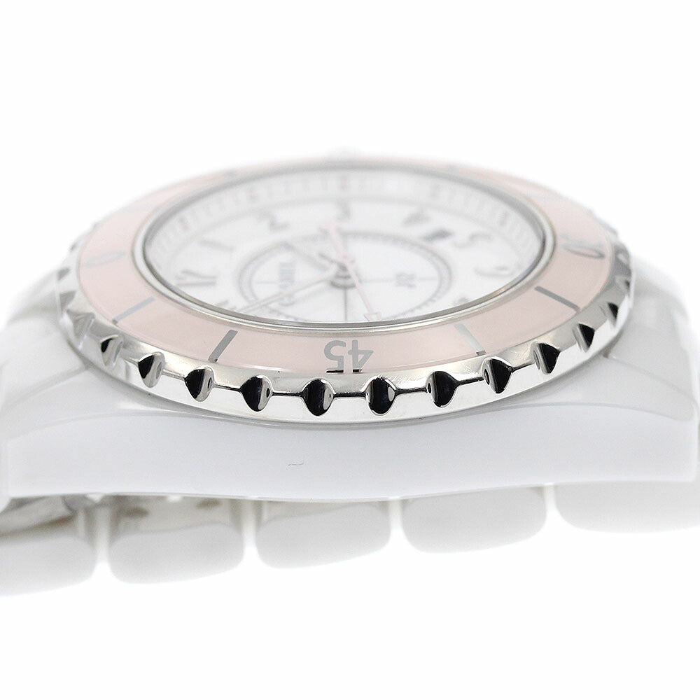 CHANEL H4467 J12 Soft Pink White Ceramic Limited Edition of 1200 Pieces Worldwide Quartz Women's Watch with Warranty Card