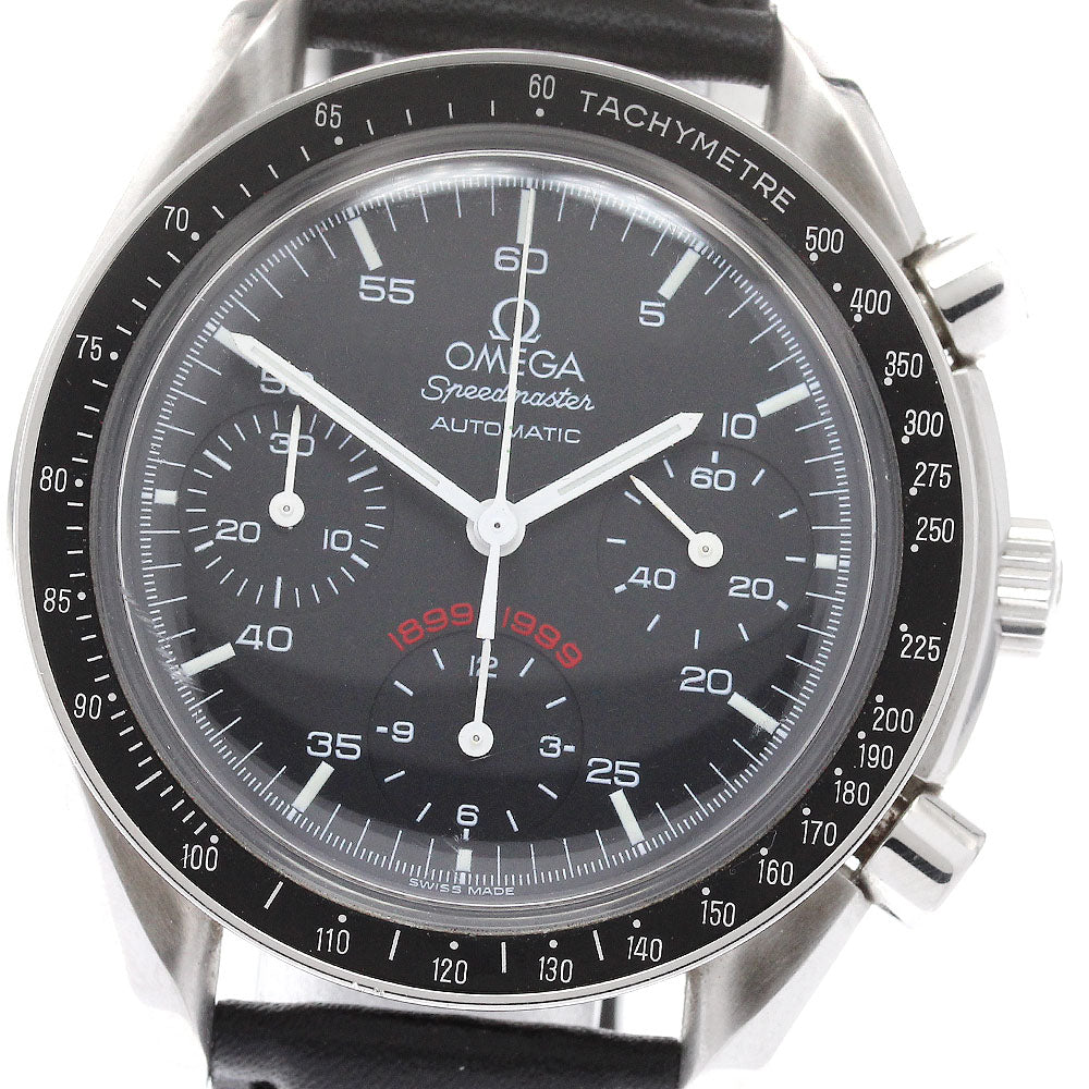 OMEGA 3810.51.41 Speedmaster AC Milan 100th Anniversary Chronograph Automatic Men's Watch with Warranty