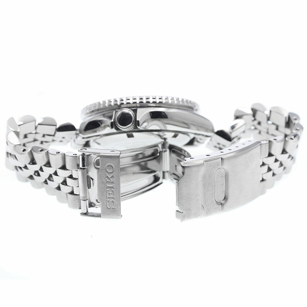 SEIKO 7S26-0020 Diver's Black Boy Import Model Day-Date Automatic Men's Watch with Inner Box and Warranty Card