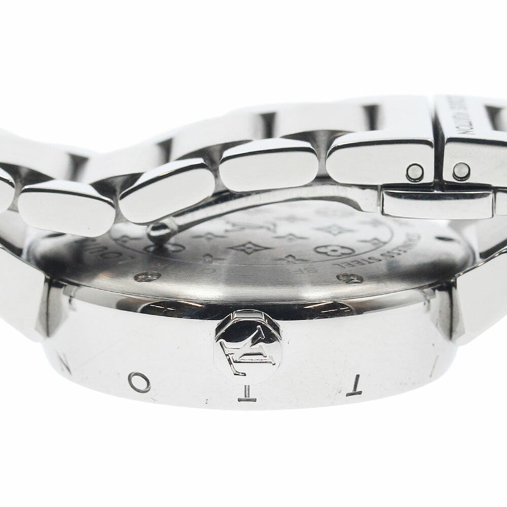LOUIS VUITTON Q121K Tambour Date Quartz Ladies Watch with Box and Warranty Card