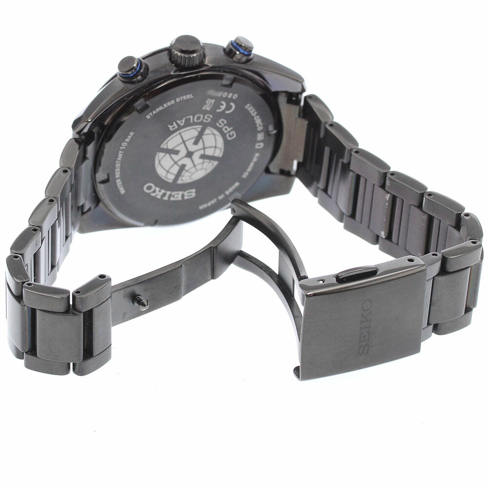 SEIKO SBXC077/5X53-0BC0 Astron Nebula GPS Solar Radio Controlled Men's Watch Excellent Condition with Box and Warranty.