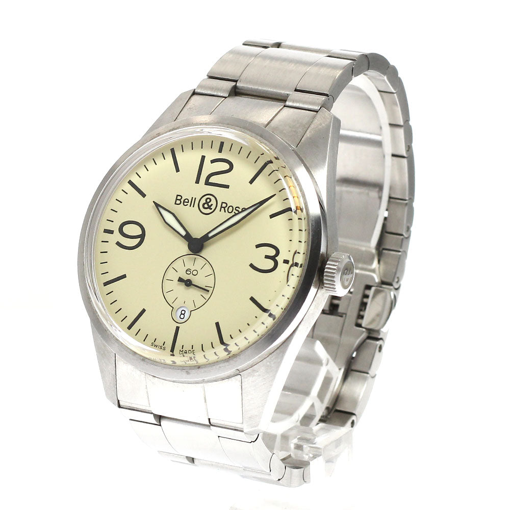Bell & Ross BR123-95 Vintage Small Seconds Date Automatic Men's Watch - Excellent Condition
