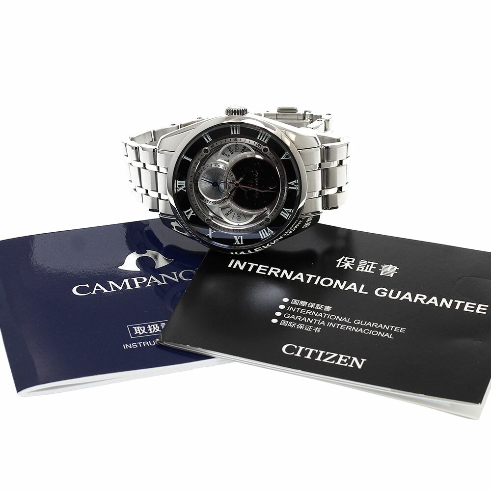 CITIZEN 8730-T022341/BU0020-62A Campanola Amairo Hoshi Triple Calendar Solar Men's Watch Excellent Condition with Warranty.
