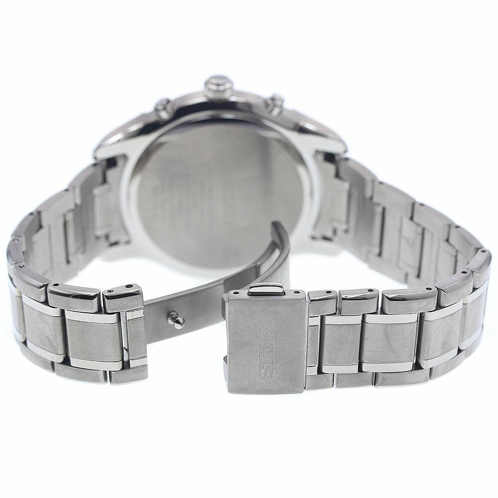 SEIKO SAGA309/8B63-0AY0 Brightz Day-Date Solar Radio-Controlled Men's Watch Excellent Condition with Box and Warranty.