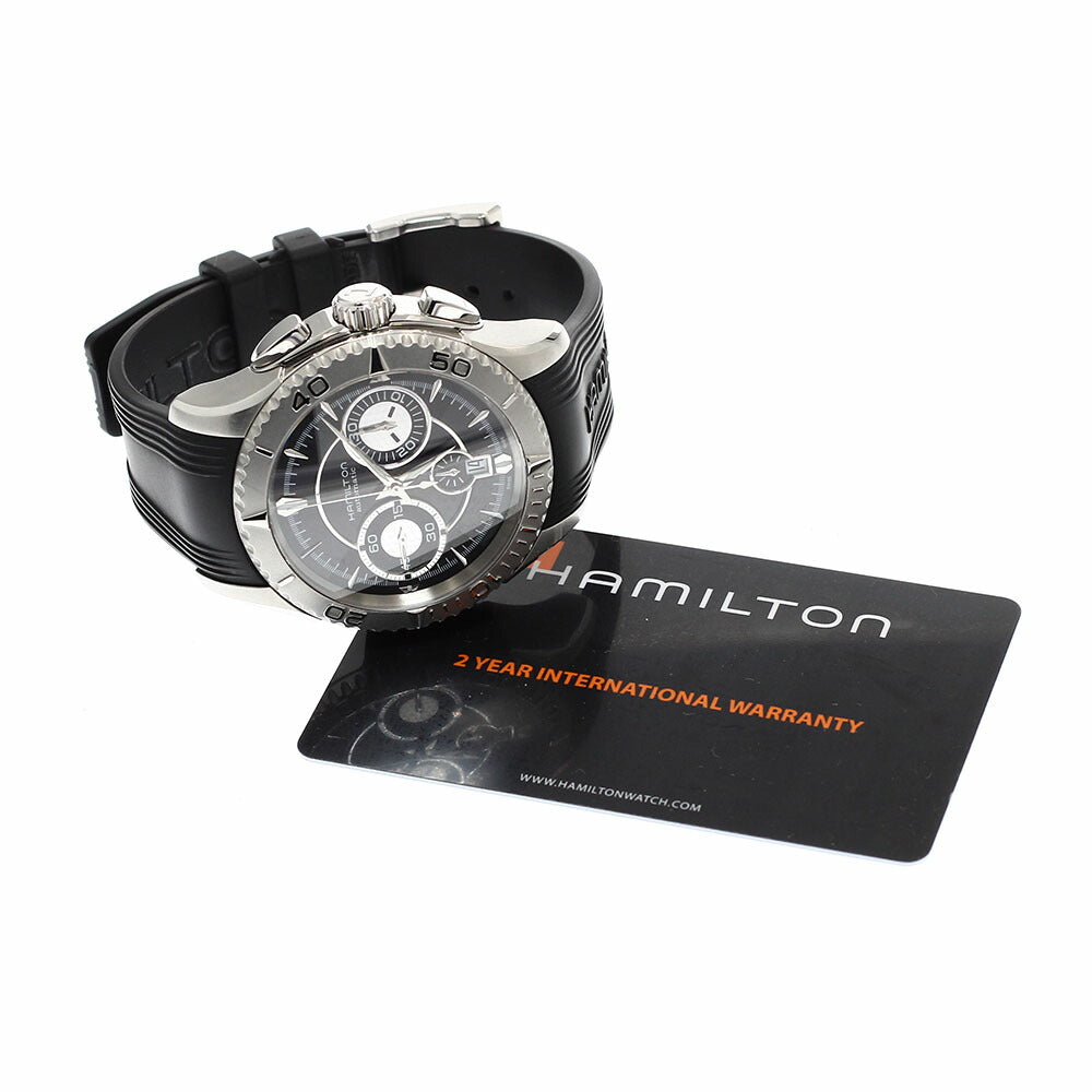 Hamilton H376160 Jazzmaster Seaview Chronograph Automatic Men's Watch Excellent Condition with Warranty.