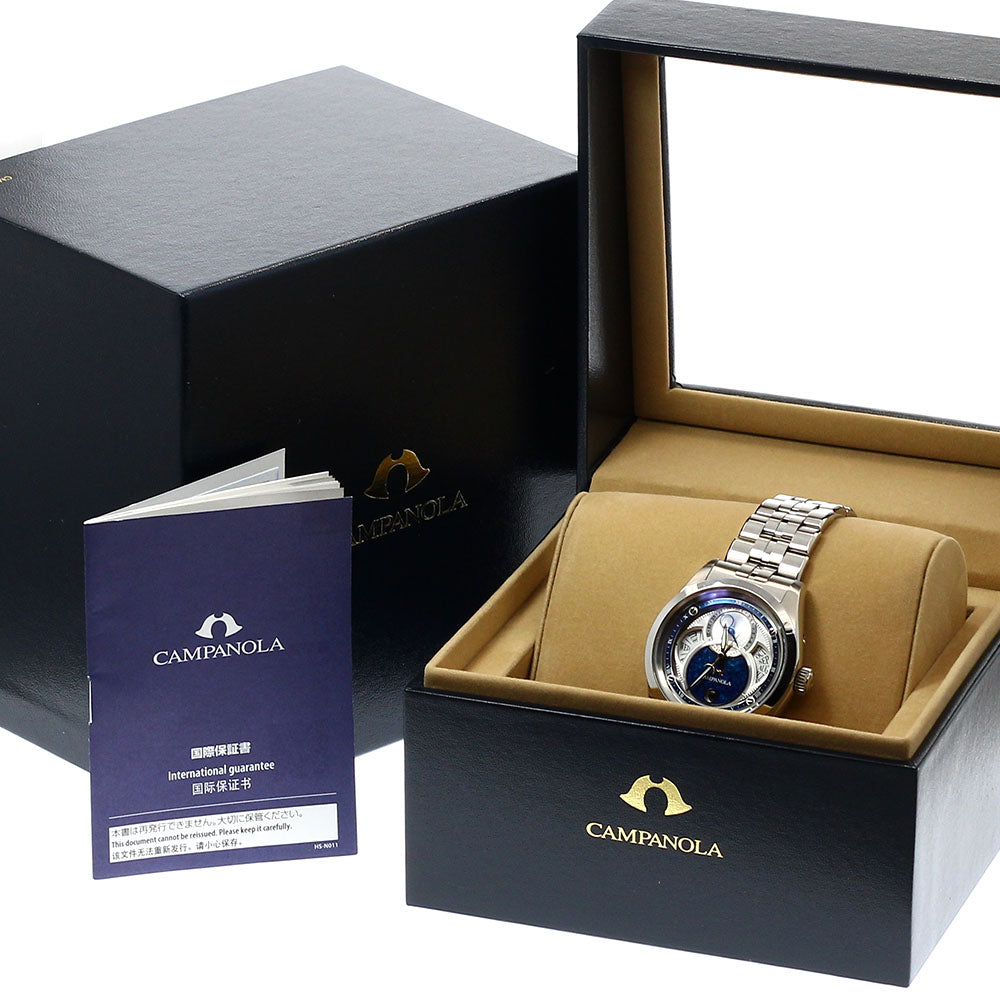 CITIZEN BU0040-57L/8730-T025242 Campanola Navy Blue Flexible Solar Men's Watch Excellent Condition with Box and Warranty.