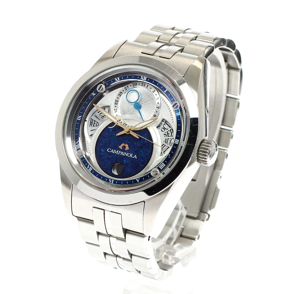 CITIZEN BU0040-57L/8730-T025242 Campanola Navy Blue Flexible Solar Men's Watch Excellent Condition with Box and Warranty.