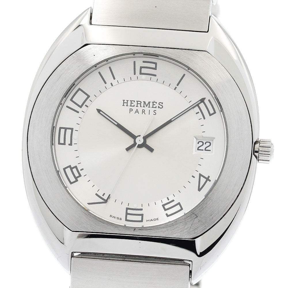 HERMES ES2.710 Espace Date Quartz Men's Watch Excellent Condition