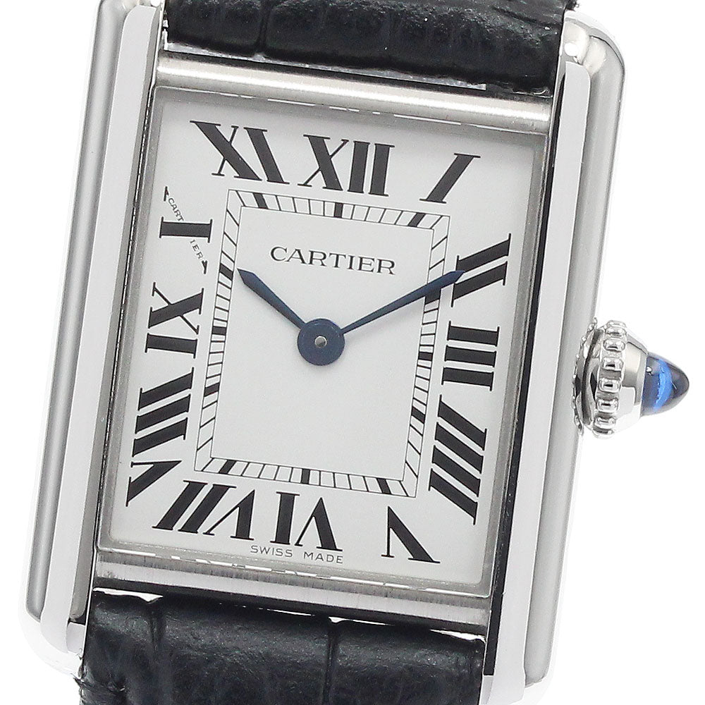CARTIER WSTA0060 Tankmast SM Solar Women's Watch (with box and warranty)