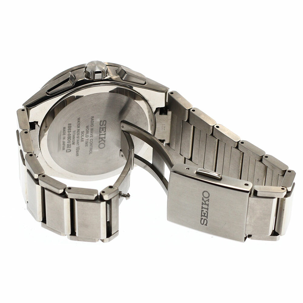 SEIKO SBXY051/8B63-0BD0 Astron Nextar World Time Solar Radio Controlled Men's Watch (Excellent Condition)