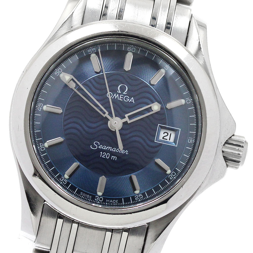 OMEGA 2571.81 Seamaster 120 Date Quartz Ladies Watch with Warranty