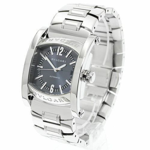BVLGARI AA44S Assioma Date Automatic Men's Watch Excellent Condition