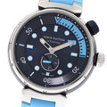 LOUIS VUITTON QA121 Tambour Street Diver Automatic Men's Watch (Good Condition)