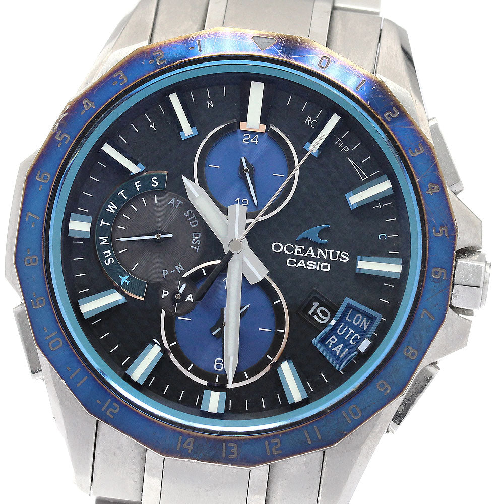 CASIO OCW-G2000RA-1AJF Oceanus Bluetooth Day-Date Solar Radio-Controlled Men's Watch (Comes with Box and Warranty)