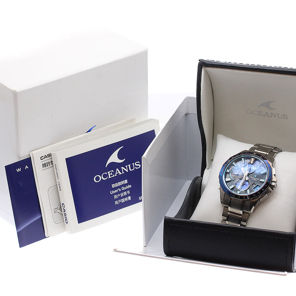 CASIO OCW-G2000RA-1AJF Oceanus Bluetooth Day-Date Solar Radio-Controlled Men's Watch (Comes with Box and Warranty)