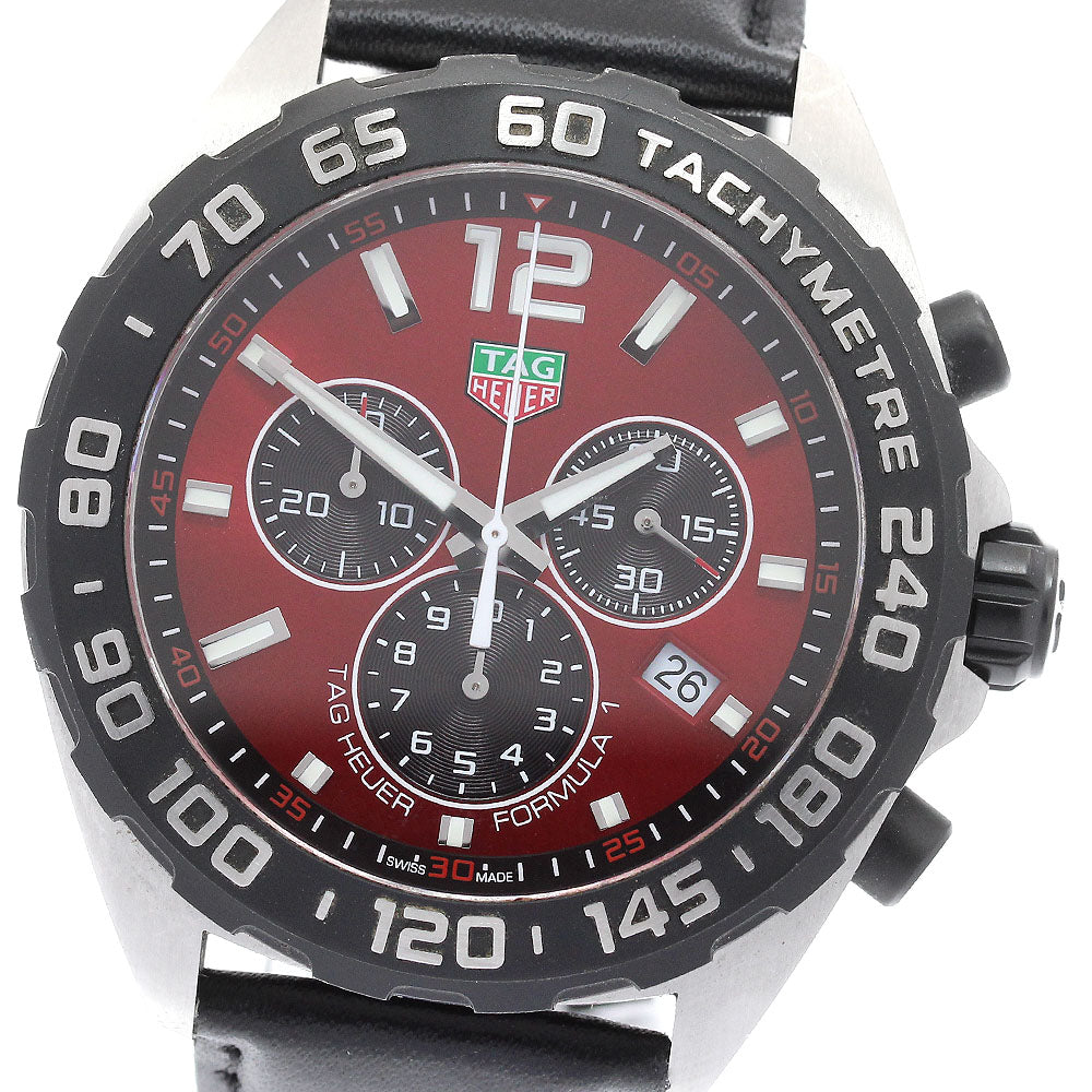 TAG Heuer CAZ101AN Formula 1 Chronograph Quartz Men's Watch Excellent Condition with Box and Warranty.