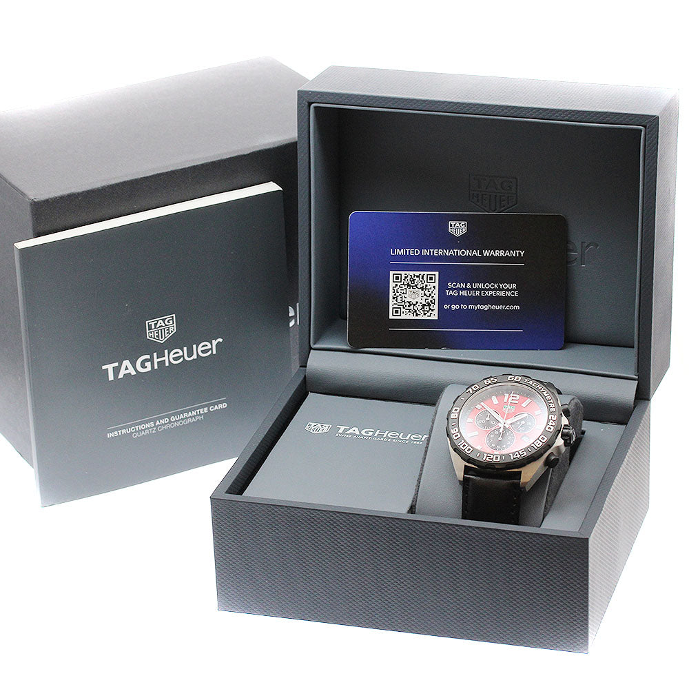 TAG Heuer CAZ101AN Formula 1 Chronograph Quartz Men's Watch Excellent Condition with Box and Warranty.
