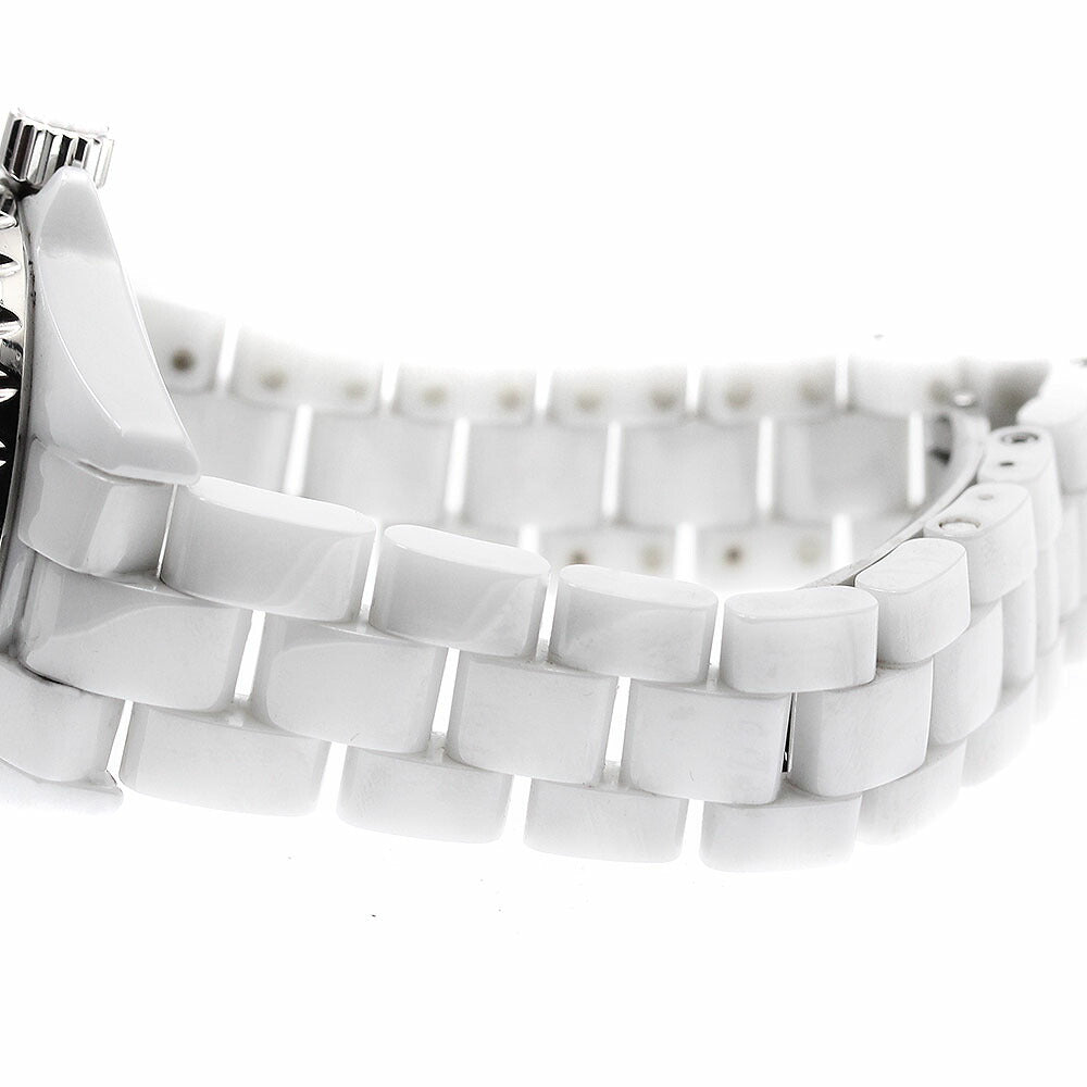 CHANEL H1628 J12 White Ceramic 12-Diamond Quartz Women's Watch with Warranty Card