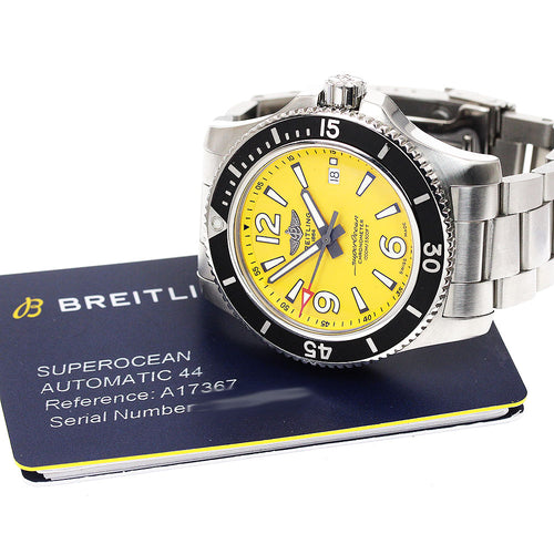 BREITLING A17367 Superocean Date Automatic Men's Watch Excellent Condition with Warranty.