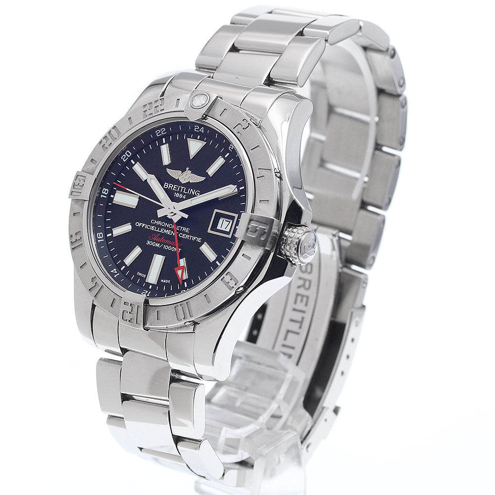 BREITLING A32390 Avenger II GMT Date Automatic Men's Watch with Warranty Card