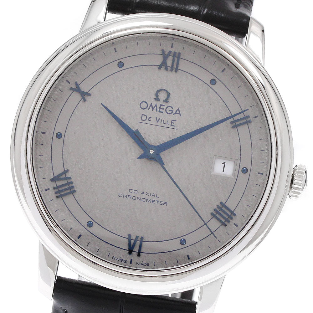 OMEGA 424.13.40.20.06.002 De Ville Prestige Co-Axial Chronometer Automatic Men's Watch (Good Condition)