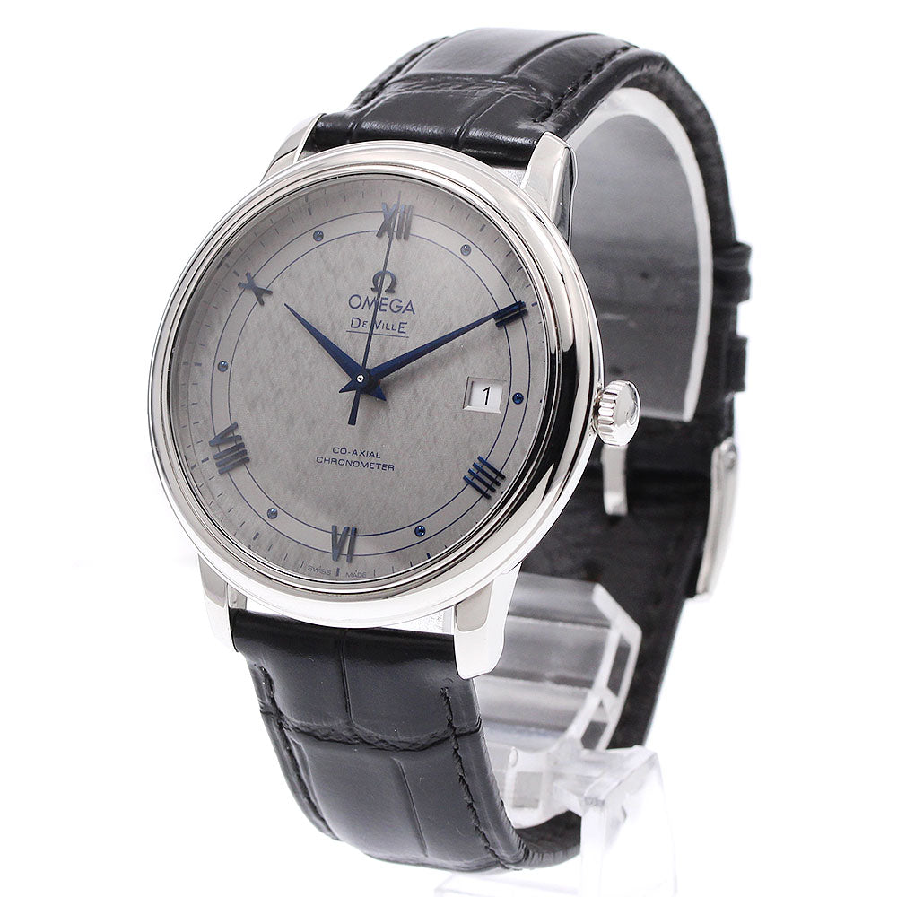 OMEGA 424.13.40.20.06.002 De Ville Prestige Co-Axial Chronometer Automatic Men's Watch (Good Condition)