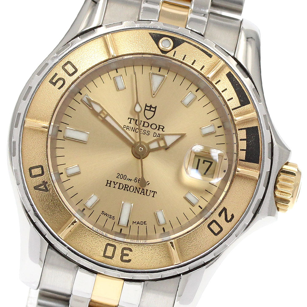 TUDOR 99093P Princess Date Hydronaut Yellow Gold Combination Automatic Women's Watch