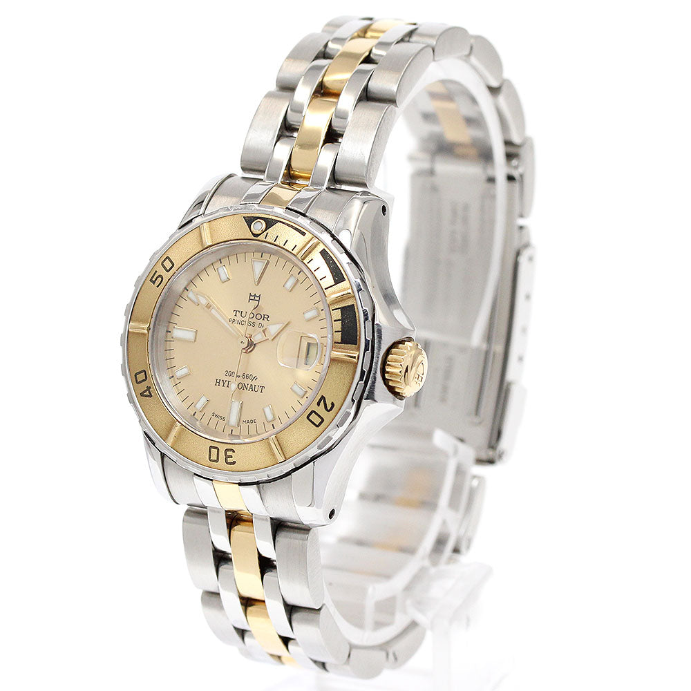 TUDOR 99093P Princess Date Hydronaut Yellow Gold Combination Automatic Women's Watch