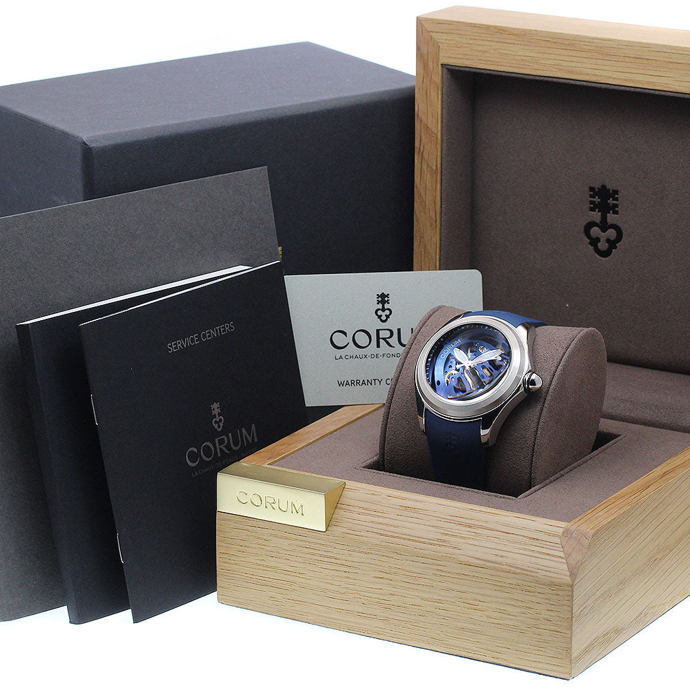 CORUM 082.400.20/0373 SQ13 Bubble 47 Skeleton Limited Edition of 88 Automatic Men's Watch Unused with Box and Warranty Card
