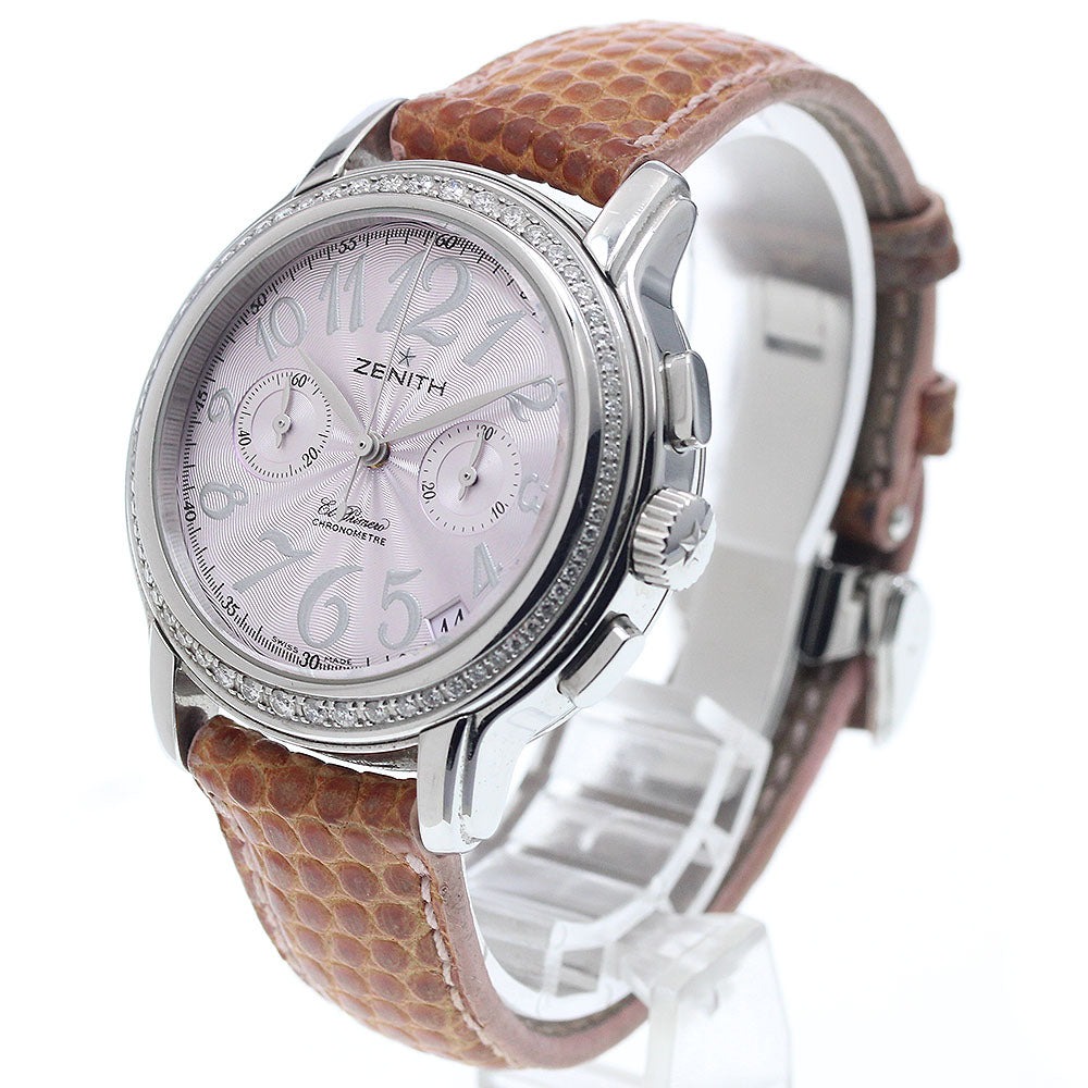 ZENITH 16.1230.4002 Star El Primero Diamond Bezel Chronograph Automatic Women's Watch