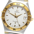 OMEGA 1312.30 Constellation Date Half Bar Quartz Men's Watch (Good Condition)