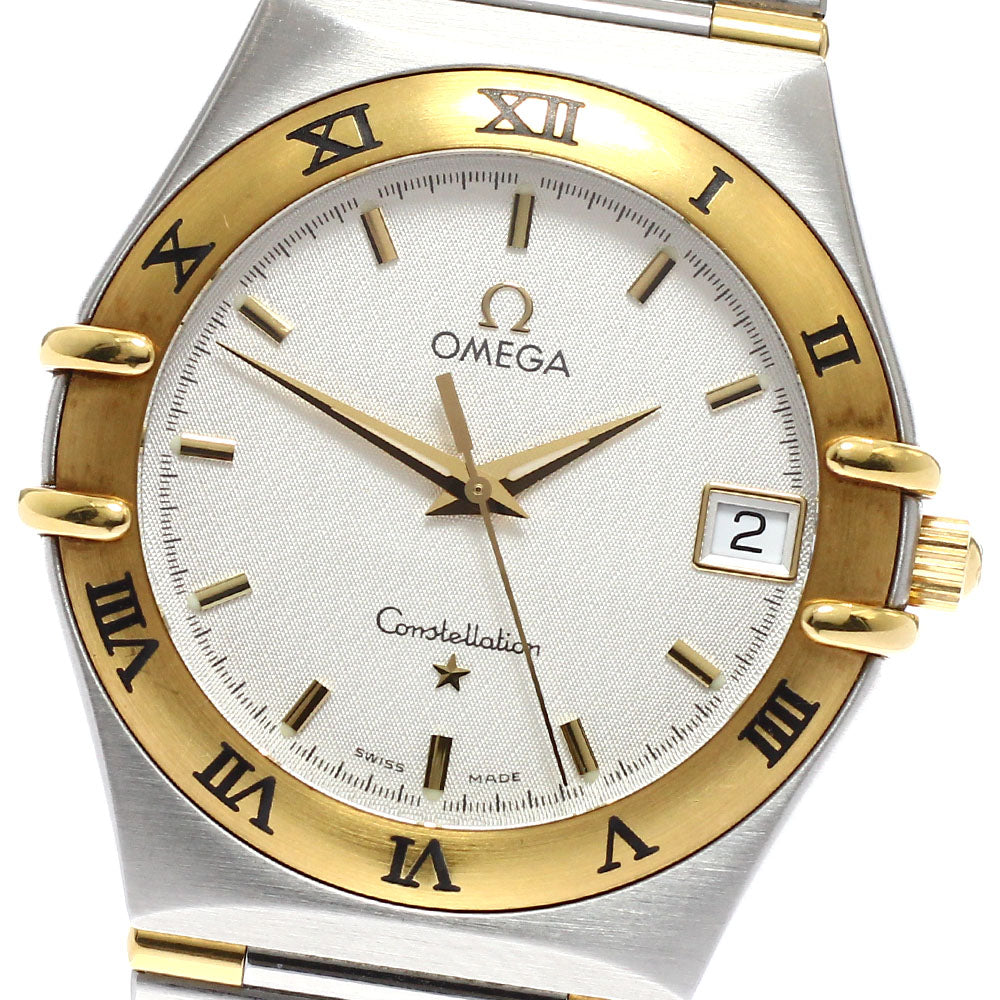 OMEGA 1312.30 Constellation Date Half Bar Quartz Men's Watch (Good Condition)