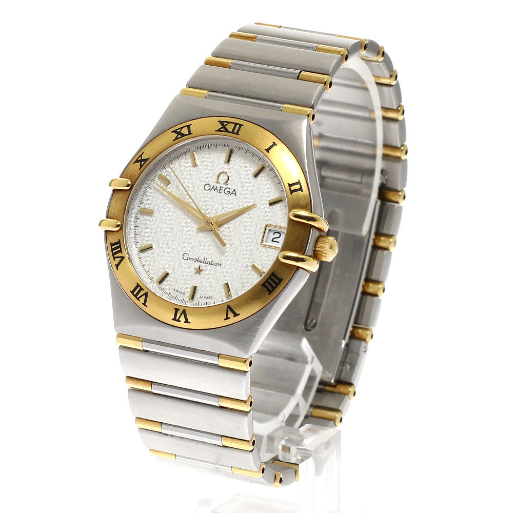 OMEGA 1312.30 Constellation Date Half Bar Quartz Men's Watch (Good Condition)