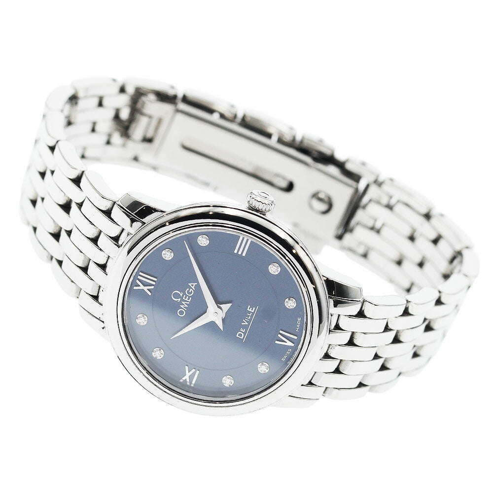 OMEGA 424.10.27.60.53.001 De Ville Prestige 8-Diamond Quartz Ladies Watch