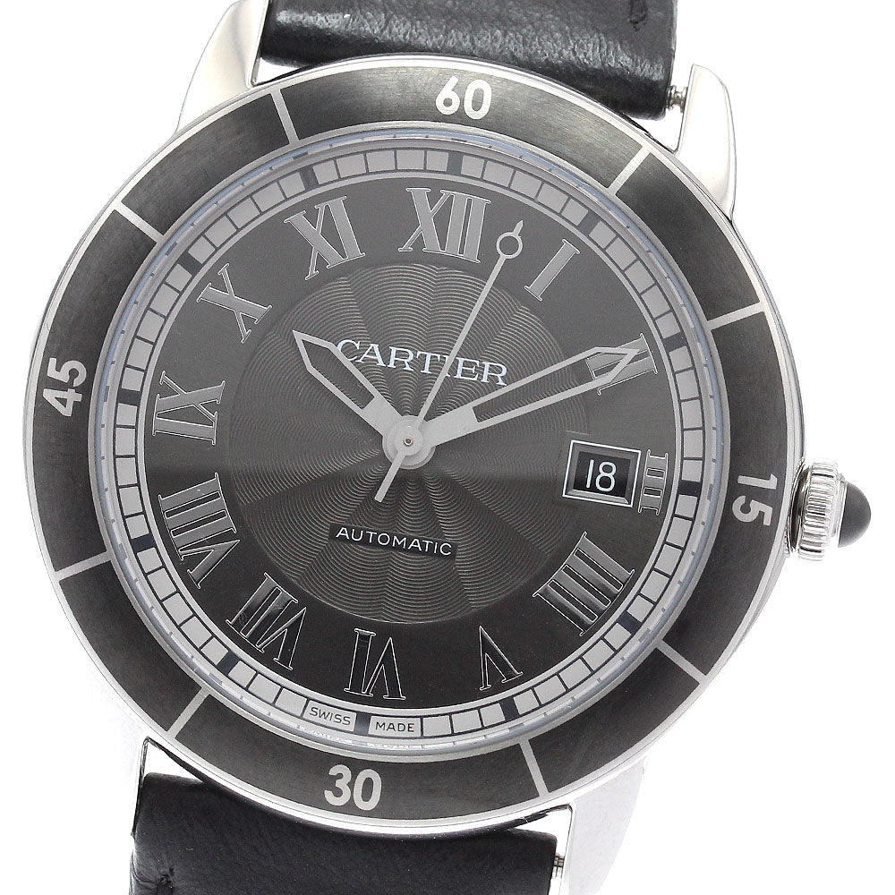 CARTIER WSRN0003 Ronde Croisiere de Date Automatic Men's Watch