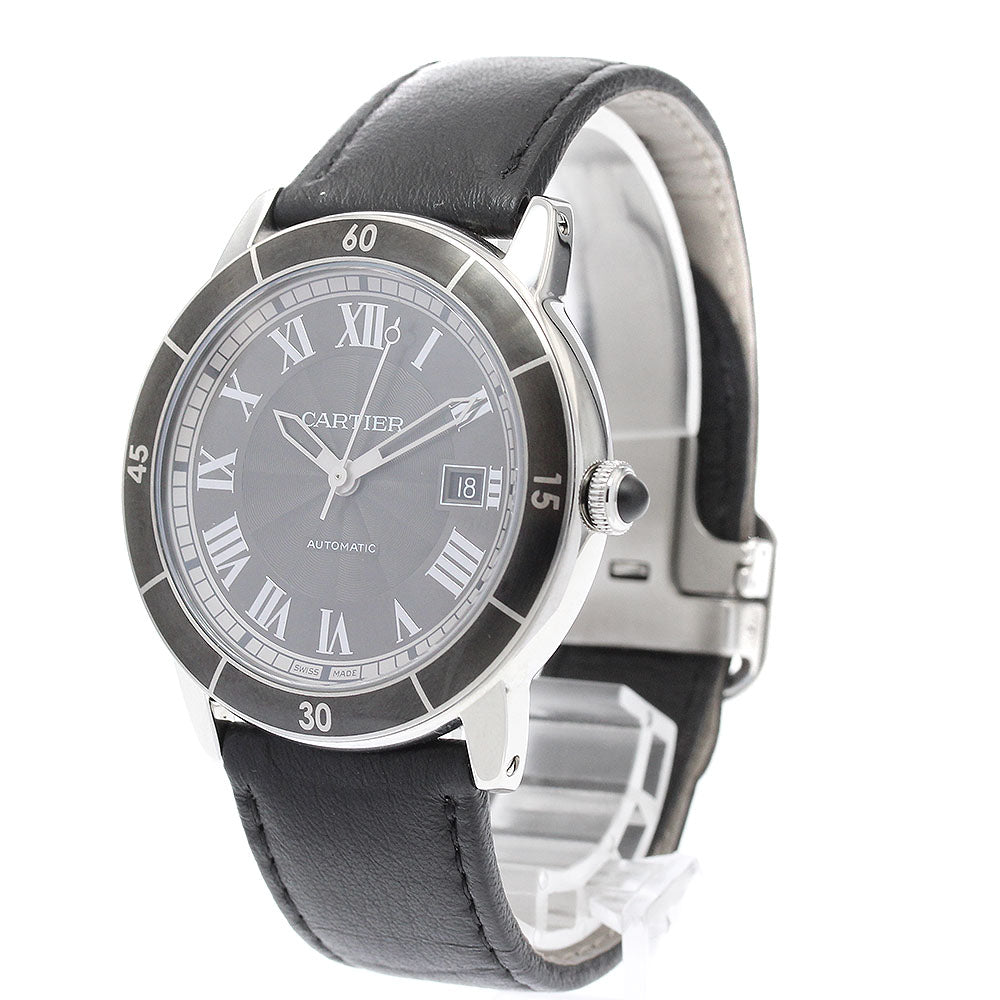 CARTIER WSRN0003 Ronde Croisiere de Date Automatic Men's Watch