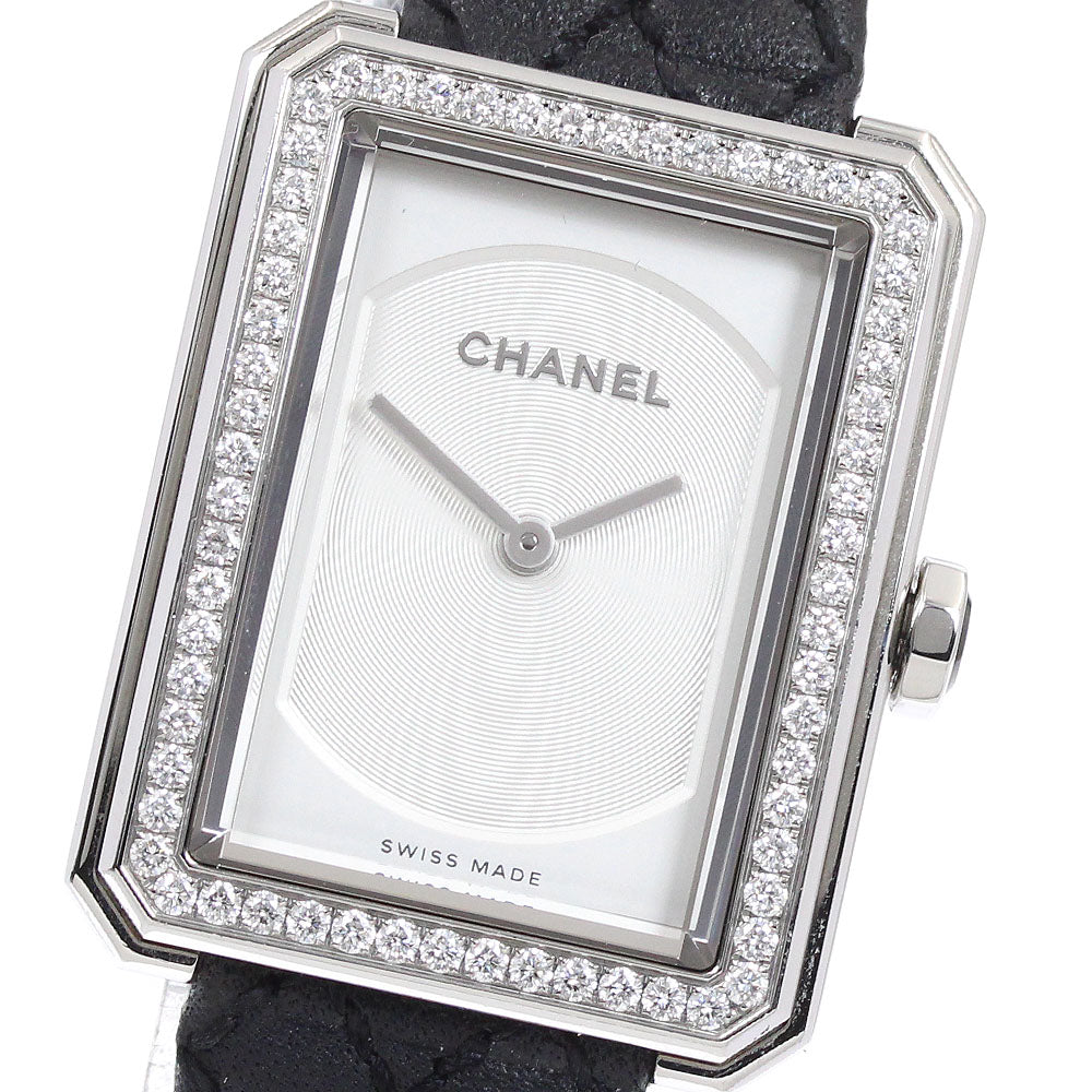 CHANEL H6955 Boyfriend Diamond Bezel Quartz Boys' Watch with Inner Box