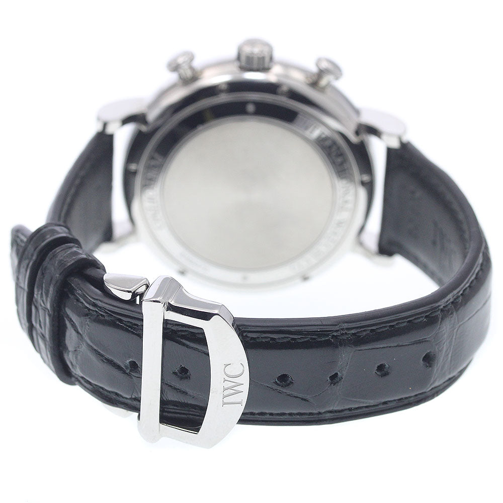 IWC SCHAFFHAUSEN IW391008 Portofino Day-Date Chronograph Automatic Men's Watch Excellent Condition with Warranty.