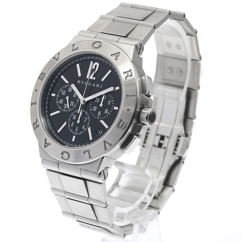 BVLGARI DG41SCH Diagono Velocissimo Chronograph Date Automatic Men's Watch