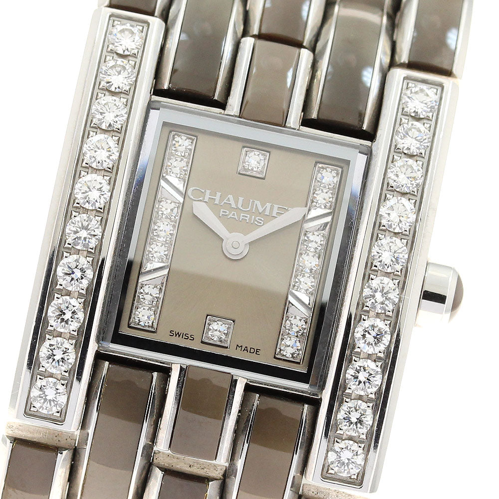 Chaumet W19631-35B Keisis Star Crystal Side Diamond Quartz Women's Watch (with inner box and warranty)