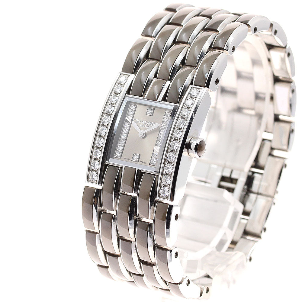 Chaumet W19631-35B Keisis Star Crystal Side Diamond Quartz Women's Watch (with inner box and warranty)