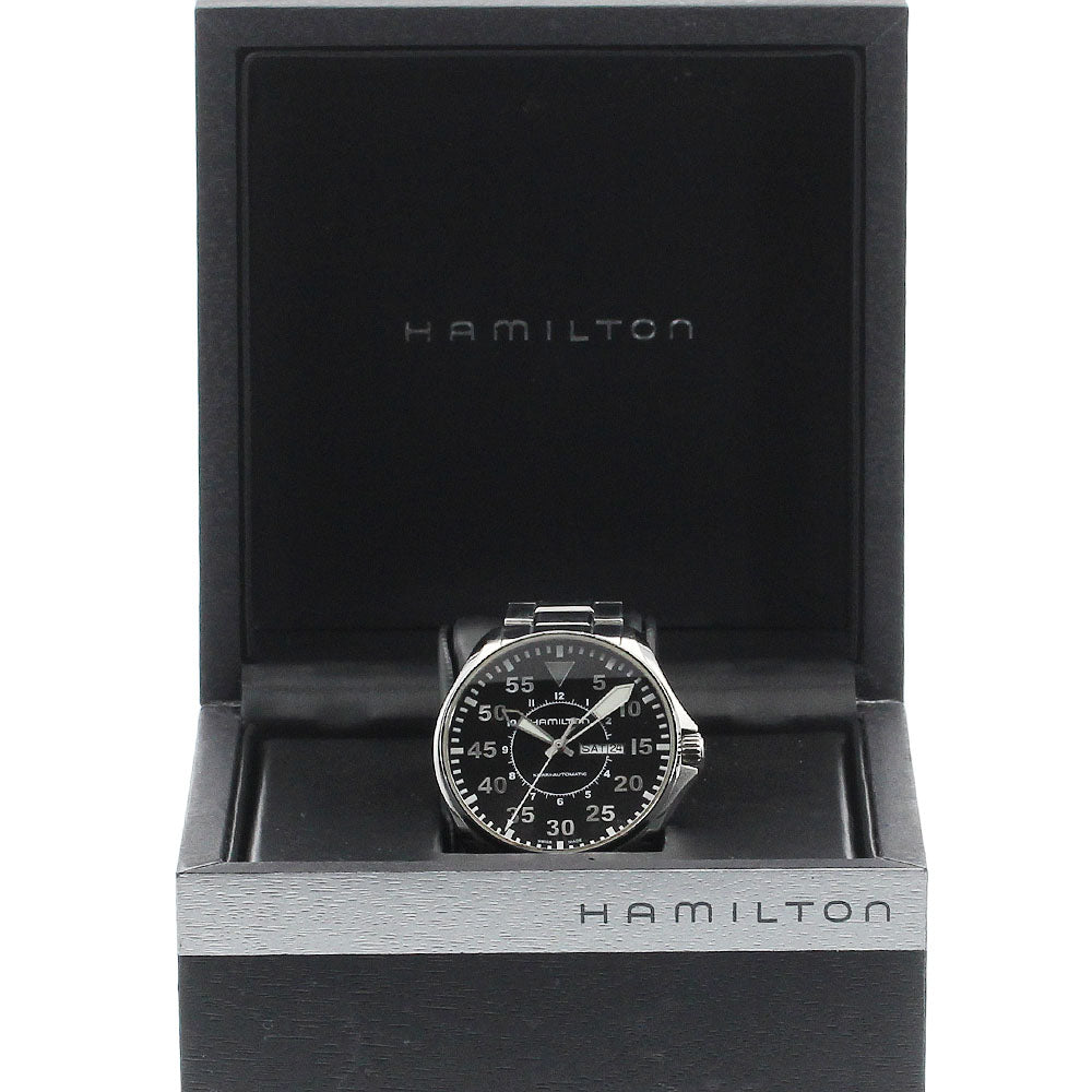 HAMILTON H647150/H64715135 Khaki Pilot Day-Date Automatic Men's Watch with Inner Box