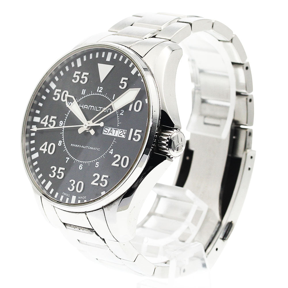 HAMILTON H647150/H64715135 Khaki Pilot Day-Date Automatic Men's Watch with Inner Box