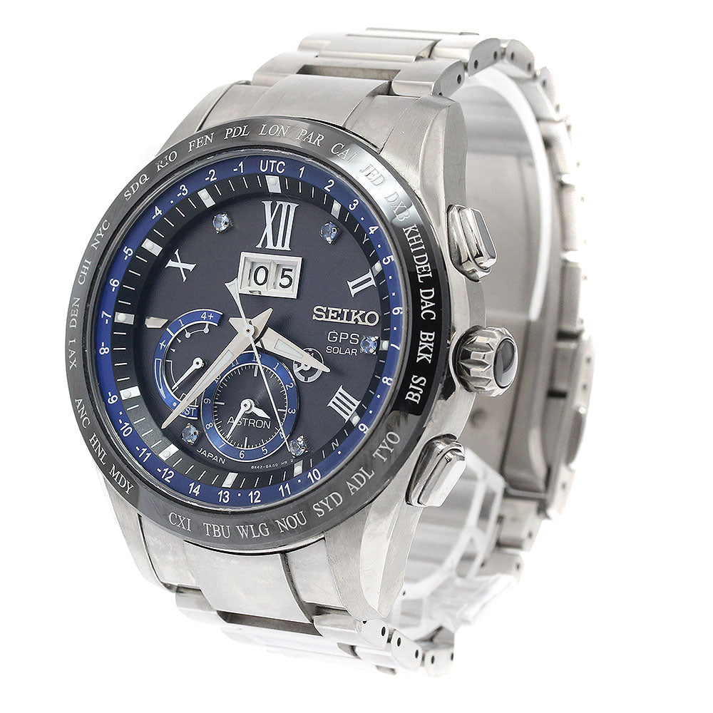 SEIKO SBXB145/8X42-0AA0-3 Astron 5th Anniversary Limited Edition Big Date Solar Radio Controlled Men's Watch with Warranty