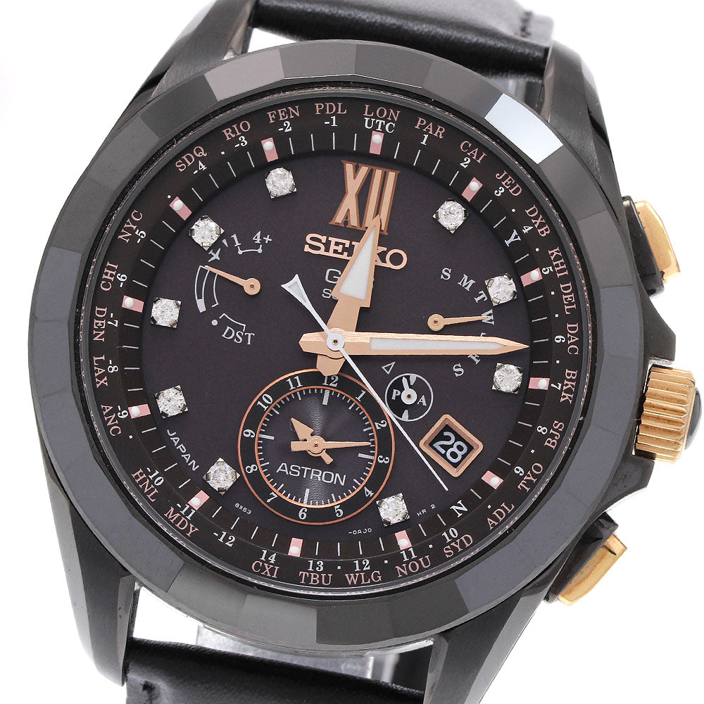 SEIKO SBXB083/8X53-0AP0-2 Astron Limited Edition of 1500 Solar-Powered Radio-Controlled Men's Watch Excellent Condition with Warranty.