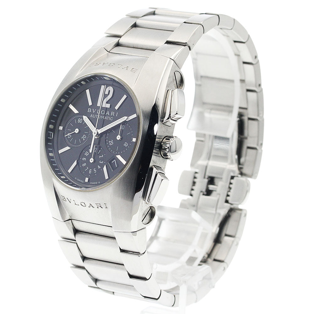 BVLGARI EG35SCH Ergon Chronograph Automatic Boys' Watch with Box and Warranty Card