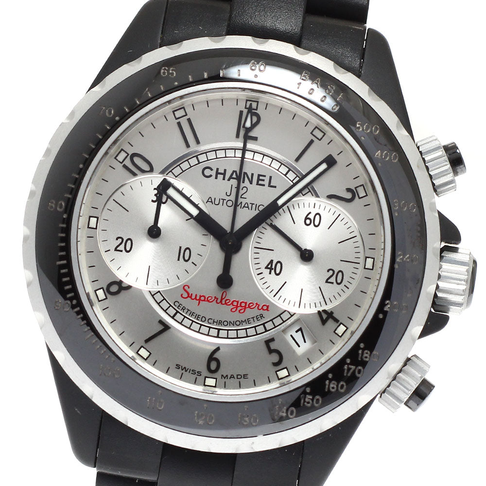 CHANEL H2039 J12 Superleggera Chronograph Date Automatic Men's Watch (Good Condition)